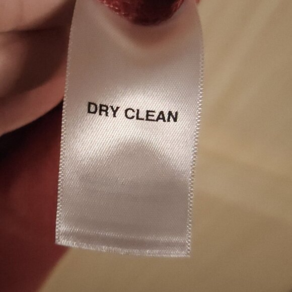 Anne Klein Plus Brick Red Linen 3/4 Sleeve Button Down 18W - Picture 5 of 5